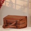 Tan Colour Real Leather Bag - Versatile and Multi-Compartment with Shoulder Strap , Handbag 15 Tan Colour Real Leather Bag - Versatile and Multi-Compartment with Shoulder Strap , Handbag