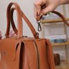 Tan Colour Real Leather Bag - Versatile and Multi-Compartment with Shoulder Strap , Handbag 16 Tan Colour Real Leather Bag - Versatile and Multi-Compartment with Shoulder Strap , Handbag