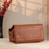 Tan Colour Real Leather Bag - Versatile and Multi-Compartment with Shoulder Strap , Handbag 8 Tan Colour Real Leather Bag - Versatile and Multi-Compartment with Shoulder Strap , Handbag
