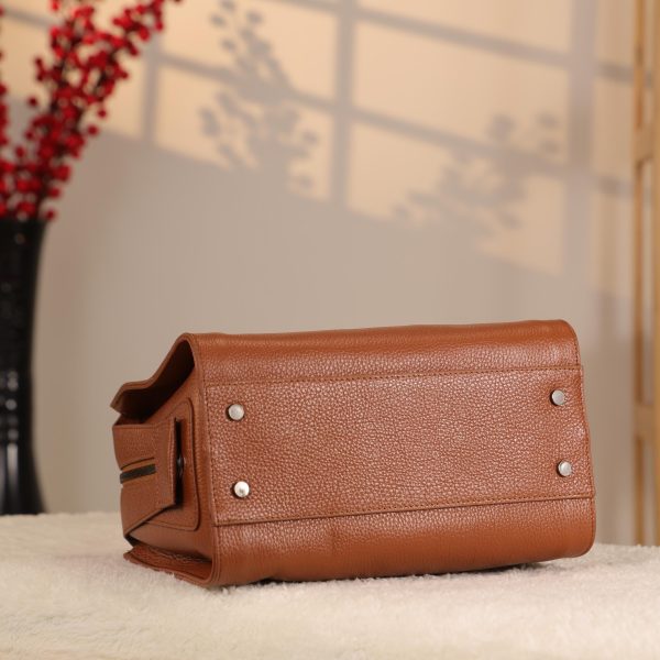 Tan Colour Real Leather Bag - Versatile and Multi-Compartment with Shoulder Strap , Handbag 8 Tan Colour Real Leather Bag - Versatile and Multi-Compartment with Shoulder Strap , Handbag