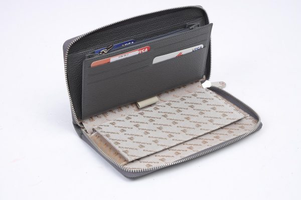 Wallet From Real Leather - Zippered and Multi-Compartment Wallet 3 Wallet From Real Leather - Zippered and Multi-Compartment Wallet
