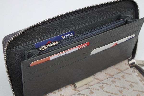Wallet From Real Leather - Zippered and Multi-Compartment Wallet 5 Wallet From Real Leather - Zippered and Multi-Compartment Wallet