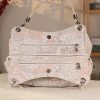 White / Flowers Real Leather Handbag , Handmade , Versatile Bag 13 White / Flowers Real Leather Handbag , Handmade , Versatile Bag