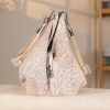 White / Flowers Real Leather Handbag , Handmade , Versatile Bag 8 White / Flowers Real Leather Handbag , Handmade , Versatile Bag
